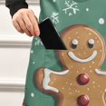 thumbnail image 5 of Yayeee Chief Kitchen Apron with Pockets for Cooking Water Resistant Unisex Adjustable Neck Strap, Christmas Gingerbread, 5 of 7