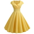 thumbnail image 1 of MYG Nouvelle Robe de Bal Rétro Vintage des Années 50 pour Femme, Soirée, Swing, Midi, Robes Swing, 1 of 9