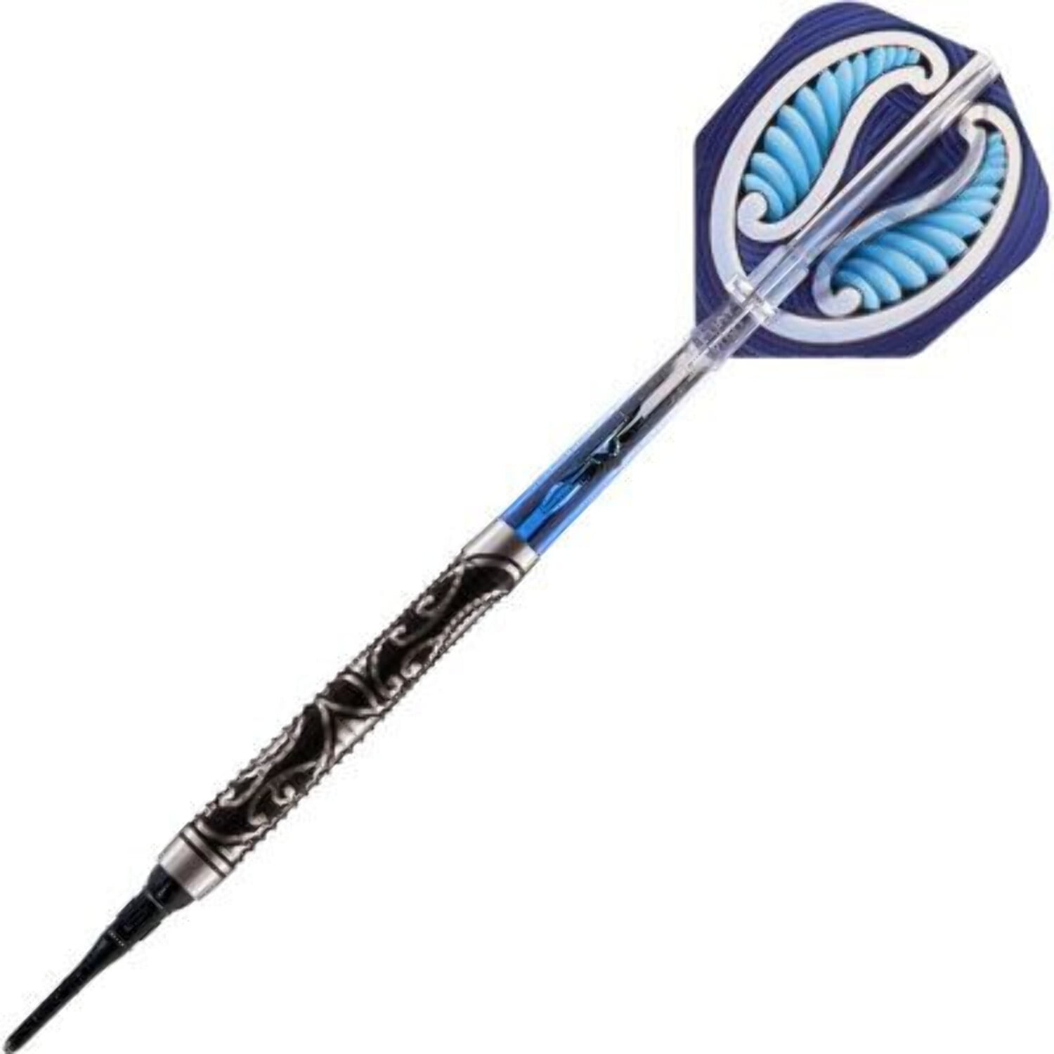 bottelsen gt black steal 90% tungsten soft tip dart, 18 gram