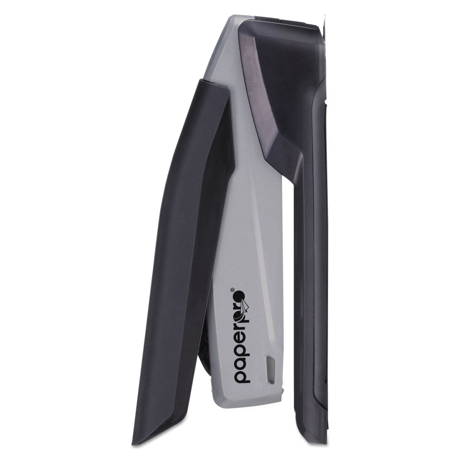 Stanley Bostitch EcoStapler Spring-Powered Desktop Stapler, 20-Sheet Capacity, Black/Gray