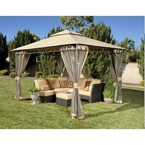 Garden Winds 12’ x 10’ Gazebo Replacement Canopy, RipLock Fabric