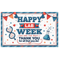 thumbnail image 5 of Colorful Design Lab Week Science Banner Decorative Elements Appreciation Backdrop for Lab Week Celebrations Workplace Events Staff Recognition, 5 of 8