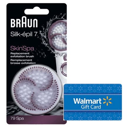 FREE $5 Gift Card with Braun Silk-epil 79 Spa - Replacement Exfoliation Brush for Braun Silk-epil 7 SkinSpa