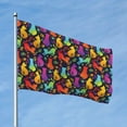 thumbnail image 2 of Lsque Colorful Cats Pattern Flag,Colorful Cats Printed Garden Flag 48 x 72 in - Double Sided Small Flags for Yard, 2 of 9