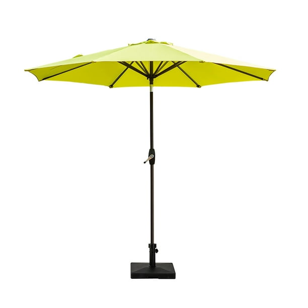 Outdoor Patio Market Table Umbrella, Lime Green Umbrella Outdoor Furniture