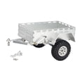 thumbnail image 3 of kokiya RC Crawler Trailer Aluminum Alloy Premium Professional Upgrade DIY Modified with Silver, 3 of 9