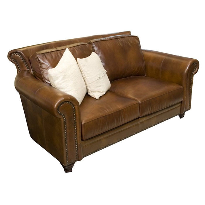 Paladia Top Grain Leather Loveseat In Rustic Com Paladia Top Grain Leather Loveseat In, Paladia Leather Sofa Set