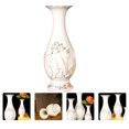 thumbnail image 4 of EeaseMX Jarrón de cerámica de estilo clásico con contenedor decorativo para arreglos florales., 4 of 7