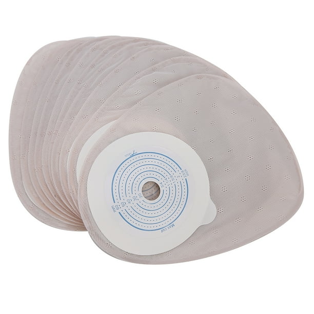Bolsa de ostomía bolsa de colostomía drenable bolsa drenable bolsa anal sistema de una pieza bolsa de ostomía bolsa cubierta de estoma orina sin carbón activado 20-60 mm 10 ANGGREK Otros
