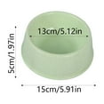 thumbnail image 2 of Gytml Candy Color Dog Bowls Round Puppy Water And Food Bowls Non- Easy To Clean Suitable For Small Dogs And Cats Green 13x15x5cm, 2 of 5