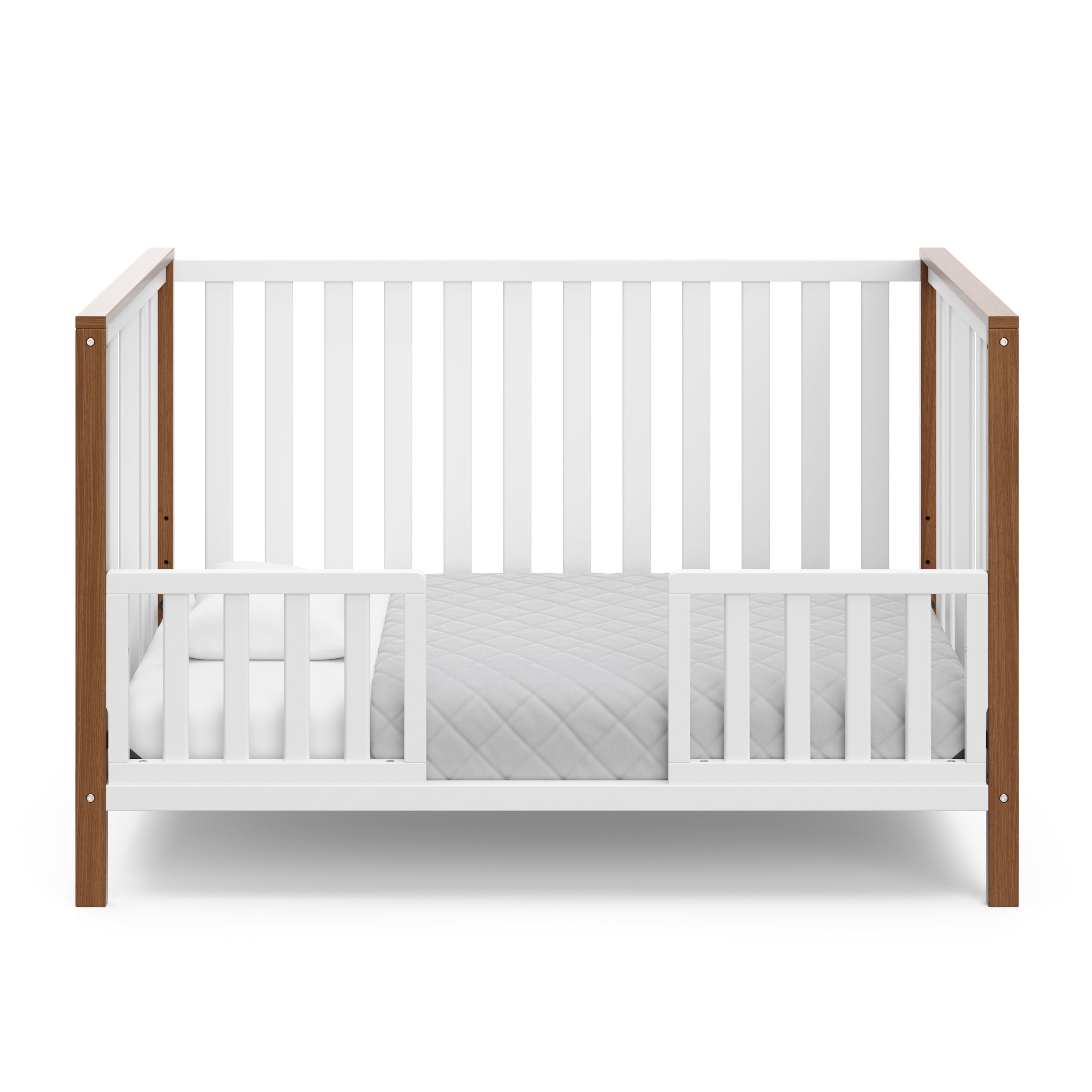 Storkcraft Modern Pacific 4-in-1 Convertible Baby Crib, Vintage Driftwood