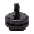 thumbnail image 4 of Tornillo de montaje de trípode de 1/4 de pulgada para flash Adaptador de zapata de cámara para cámara, 4 of 6