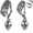 Palm skull, variant on Skull Earring for Men Women Stainless Steel Lightweight Gothic Punk Piercing Splicing Skull Stud Earrings Halloween Jewelry