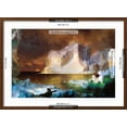 thumbnail image 5 of Art.com Iceberg Art Print by Frederic Edwin Church, Brown Frame Wall Art, 29" x 21", 5 of 5