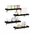thumbnail image 5 of Furinno TANNA 22-Inch Wall Mounted Floating Display Shelves in Tobacco Set of 4, 5 of 6