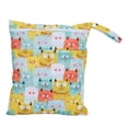 thumbnail image 1 of Bolsa De Almacenamiento, Multifuncional, 2 Bolsillos Con Cremallera, Patrón Lindo, 35 X 30 Cm, Bolsa De Tela Para Bebé Para Viajes ANGGREK IJ2015, 1 of 8