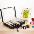 thumbnail image 2 of Sunglasses Organizer , Sunglass Glasses Storage Box with 8Compartments, 2 of 5