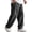 A-Black96, variant on Men's Cable Knit Print Pant Loose Wide Leg High Waisted Drawstring Ankle Jogger Soft Cozy Casual Pants