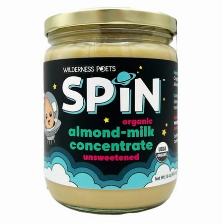 Wilderness Poets SPiN Almond Milk Concentrate, Unsweetened, Organic-16 oz