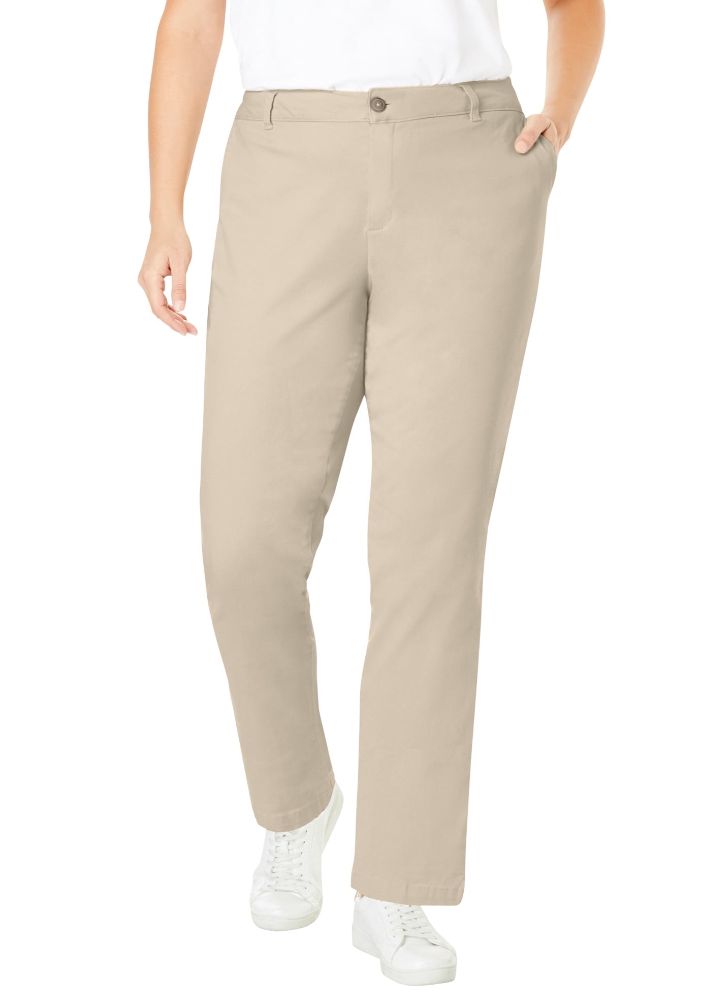 women's chino pants plus size