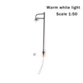 thumbnail image 4 of 1:50/1:87 Lampes Modèle de Chemin de Fer Modèle de Train Disposition Rue Douce Lumière Blanche Chaude Décor pour Table de Sable Miniature Type 2, 4 of 6