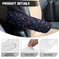 thumbnail image 6 of Yuyamidu Butterfly Car Seat Armrest Covers Music Note Car Front Seat Armrest Cover Soft Car Armrest Protective Accessories 2 Pcs Car Armrest Cover Replacement for Auto SUV Truck, 6 of 7
