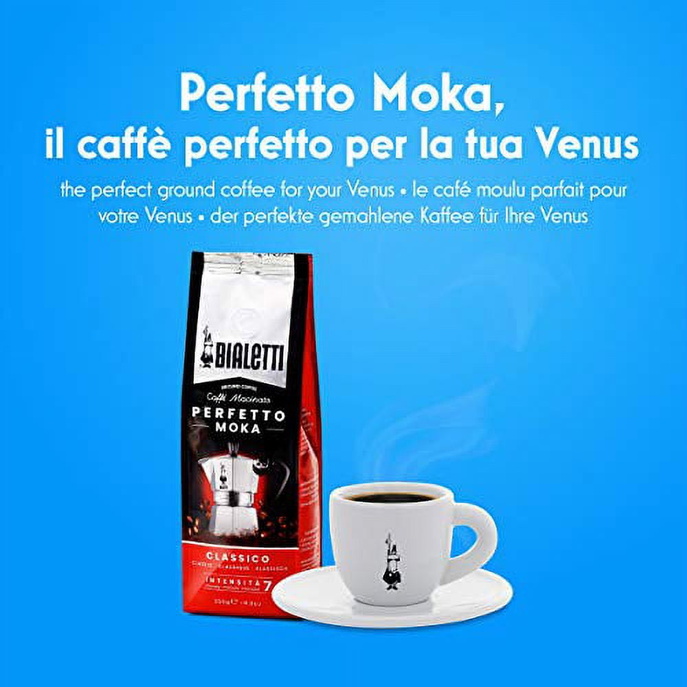 Bialetti New Venus Induction, Stovetop Coffee Maker, 18/10 Steel