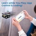 thumbnail image 3 of 5-in-1 STEM Robot Building Kit for Kids Ages 6-16, Remote & App Controlled, Rechargeable Engineering Learning DIY Coding Toy, Educational Building Blocks Gift for Girls & Boys (603 PCS), 3 of 7