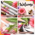 thumbnail image 4 of Red Ladybug Welcome Banner White Daisies Daisy Backdrop Cartoon Light Green Background Garden Background for Garden Party Spring Gathering Kids' Birthday, 4 of 9
