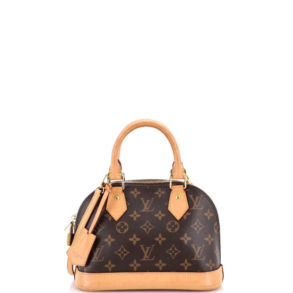 Pre-Owned Alma Handbag Monogram Canvas BB By Rebag