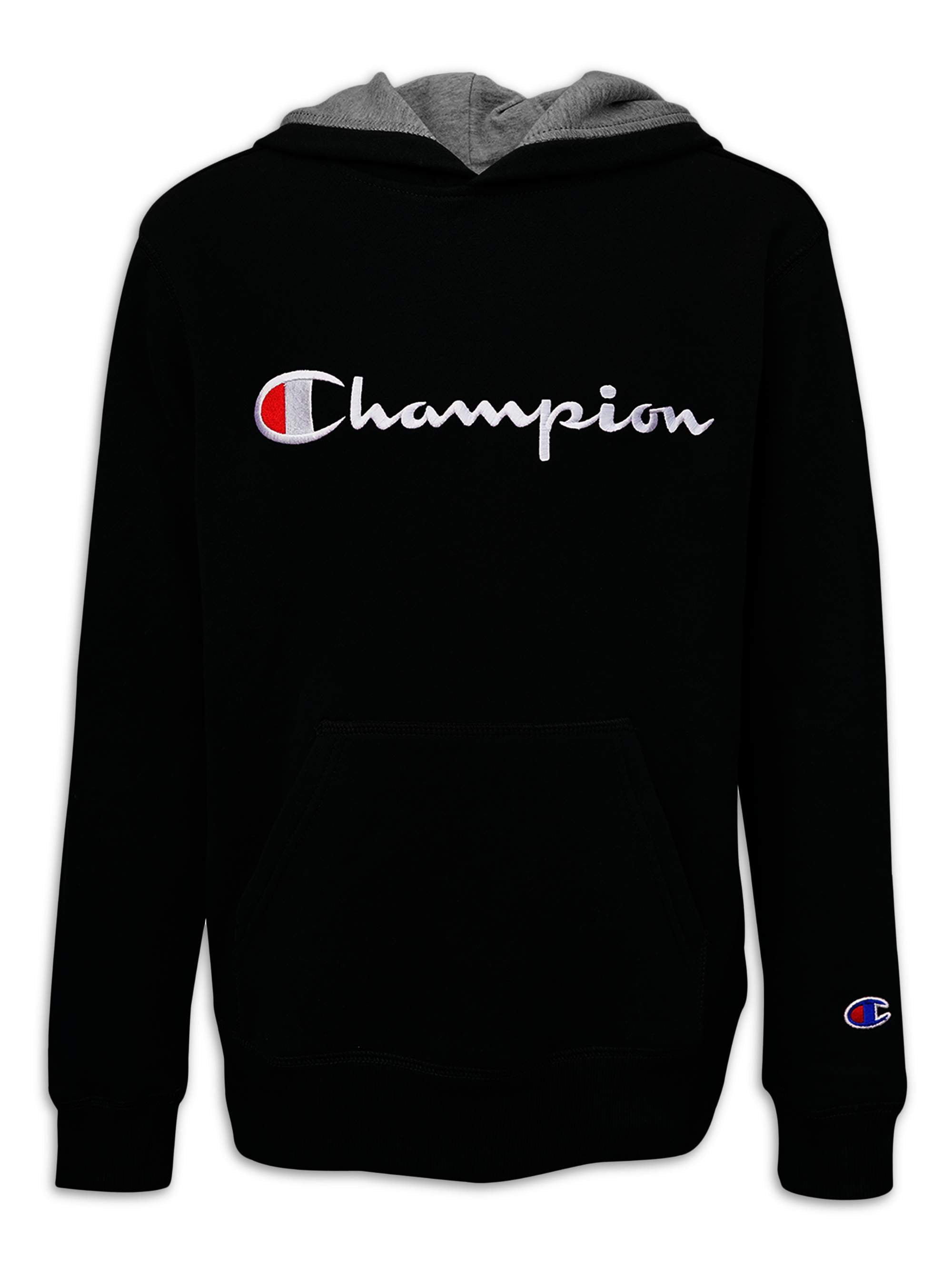 Champion Boys Embroidered Signature Fleece Pullover Hoodie, Sizes 8-20 ...