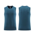 thumbnail image 4 of Cmfcve Summer t Shirts for Mens Quick Dry Sleeveless Athletic Tank Moisture Wicking Workout Muscle Tee Breathable Casual Crew Neck Undershirts, 4 of 5