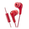 thumbnail image 1 of JVC Gumy Plus In Ear Earbuds with Mic and Remote, Powerful Sound, Comfortable and Secure Fit - HAFX7MR (Red), 1 of 7
