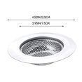 thumbnail image 1 of Sink Strainer, Stainless Steel Kitchen Sink Strainer, Wide Edge, Suitable, 1 of 3