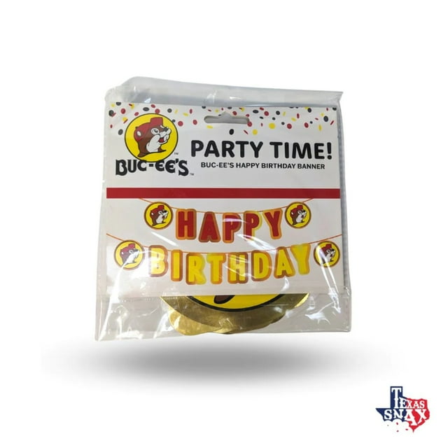 Bucee's Birthday Decoration Supplies Party Happy Birthday Banner