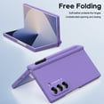 thumbnail image 4 of Feishell for Samsung Galaxy Z Fold 6 Case with S Pen &  Pen Holder,Shockproof Hinge Protection Built-in Screen Protector Full Body Protective Anti-slip Matte Slim Phone Cover,Purple, 4 of 7