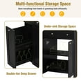 thumbnail image 4 of 30" Bathroom Vanity with Sink Combo Wall Mounted Storage Cabinet Set with Soft Close Drawers, Modern Design with Invisible Handle, Resin Basin Sink Top, Gray, 4 of 10