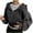 Black, variant on ShomPort Women's Zipper Up Hoodie Casual Long Sleeve Loose Cropped Hooded Jacket Fall Outwear