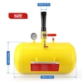 thumbnail image 3 of Qinaqin 10 Gallon Air Tire Bead Seater Seating Blaster Inflator 85-166PSI con Pressure Gauge & cm de Alturaandle, 3 of 7