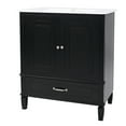 thumbnail image 2 of Christopher Knight Home Retro 2 Piece 30" Bathroom Vanities with Ceramic Sinks, Soft-Close Doors, Black, 2 of 13