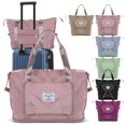 thumbnail image 1 of Bolsa de viaje plegable Luxtrada de 16,5", color negro, 0,9 lb, 1 of 8