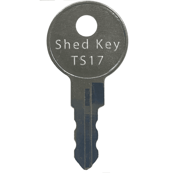 Outdoor Shed TS17 Replacement Key