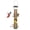 Green 1 PACK, variant on Metal Bird Feeders with 6 Feeding Ports,Tube Bird Feeder with Steel Hanger,Wild Bird Feeder for Outdoors Hanging, Attracting Birds in Your Lawn, Garden, Balcony