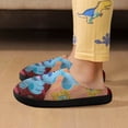 thumbnail image 6 of Blue'S Clues Slippers for Kids, Cute Soft Plush Anti-slip Fluffy Fuzzy House Slippers Warm Soft Plush Non-Slip Indoor Outdoor Slip-on Shoes for Boys Girls, 6 of 8