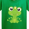 thumbnail image 4 of Inktastic Cute Frog, Green Frog, Frog Princess, Crown Youth T-Shirt, 4 of 5