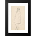 thumbnail image 2 of Emanuel Gottlieb Leutze 12x18 Black Modern Framed Museum Art Print Titled - Man in Cap and Coat (1852), 2 of 5