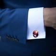 thumbnail image 4 of Halloween Men's Stainless Steel Shirt Cufflinks Set for Formal Attire - Ideal for Business Meetings and Special Occasions, 4 of 6