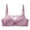 #6Purple, variant on Womens Bras Women's Frilly Lace Fitted Sheer Bra Soft Wirefree Lift Stretch Stretch Seamless Lightly Smooth Comfort Bras