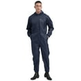 thumbnail image 2 of dPois Men's Long Sleeve Work Overall Jumpsuit Dustproof Mechanic Uniform Workshop Auto Workwear Navy Blue XXL/180, 2 of 7