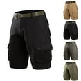 thumbnail image 3 of YYDGH Mens Cargo Shorts Casual Elastic Waist Lightweight Outdoor Hiking Work Shorts, 3 of 3
